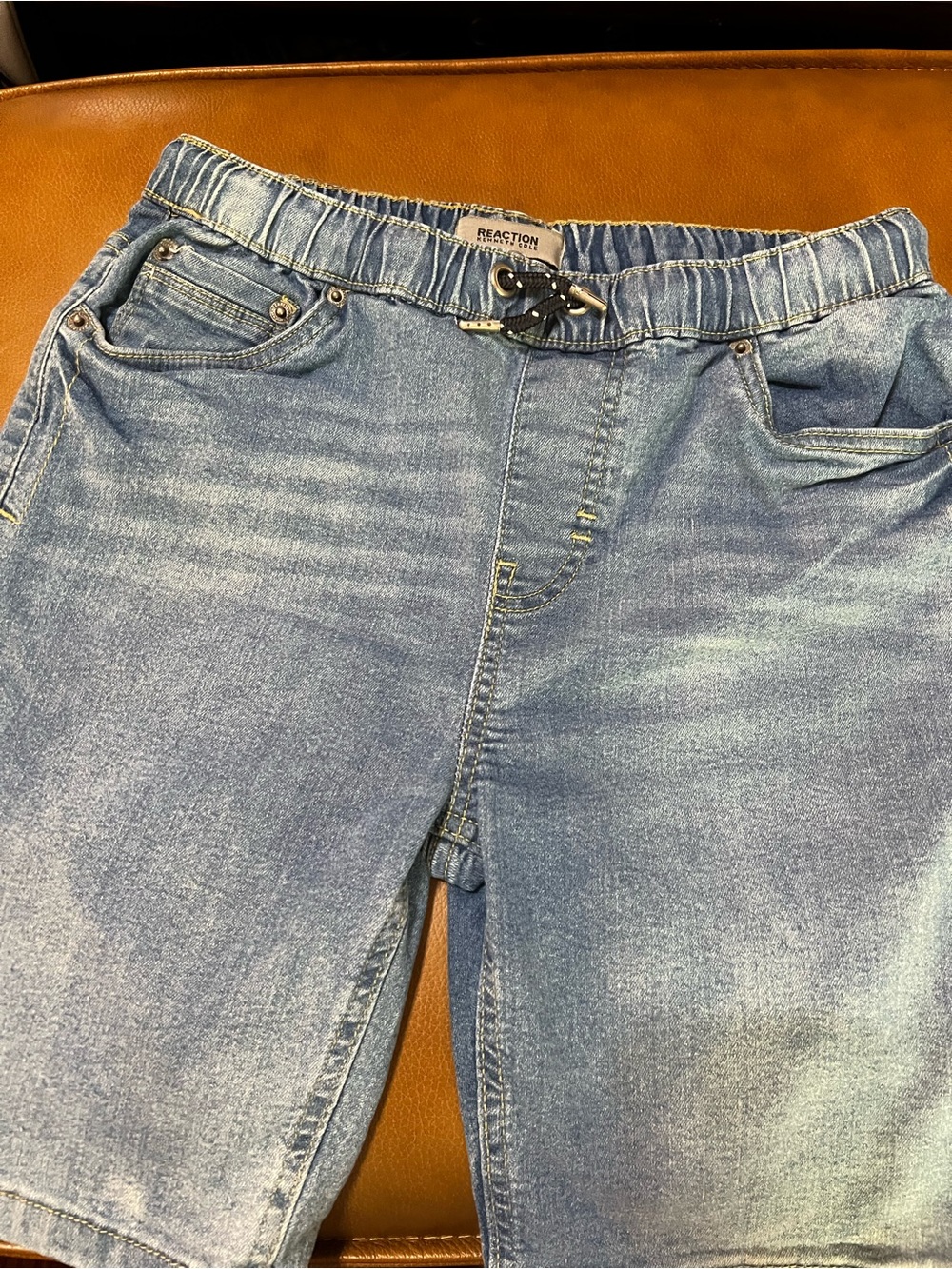 Reaction Kenneth Cole Boy’s Light Blue Relaxed Denim Jogger Jeans